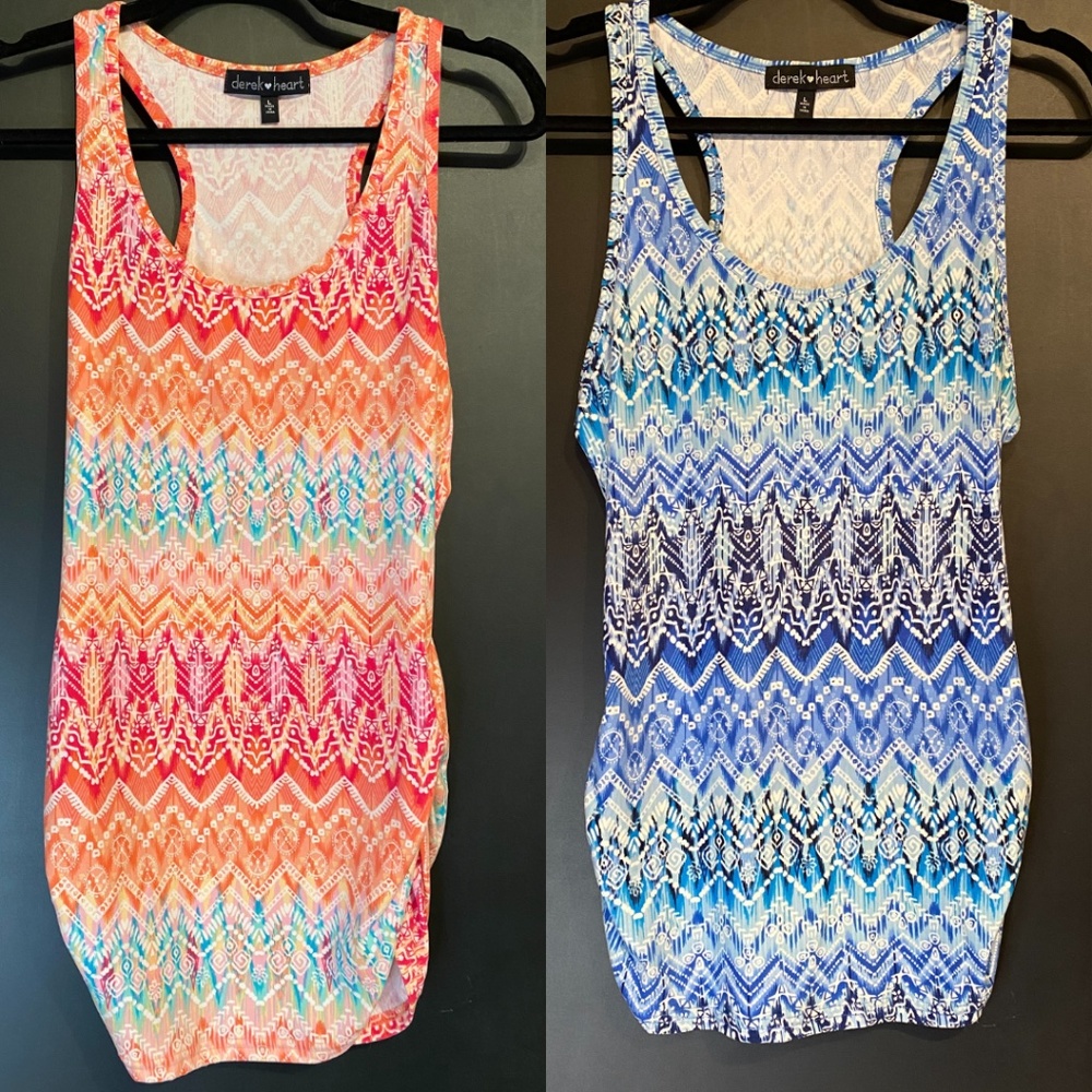Women’s multiple colored large tank top bundle of 2